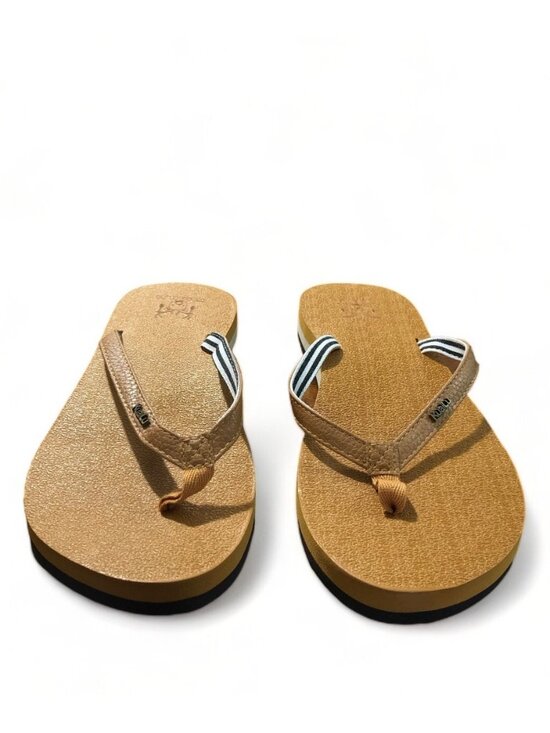 Kuailu Women's Flip Flops Size 10 Comfortable Brown Sandals Durable Stylish, New - Picture 3 of 7